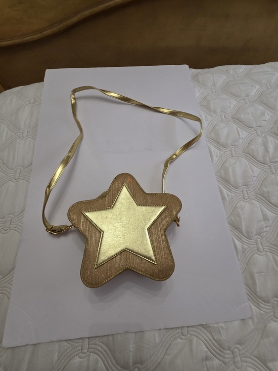 Handbags - Gold Star Crossbody Bag - Women's Fashion Shoulder Bag